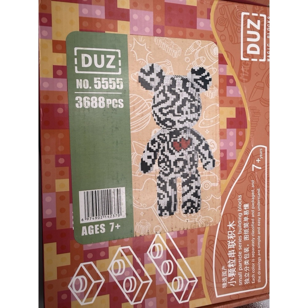 DUZ Magic Blocks Small Particle Building Set – Model No. 5555 – 3688 PCS